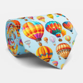 Farbenfroher Flug Hot Air Ballon Krawatte (Gerollt)