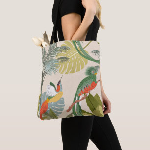 Farbenfroher Flying Hummingbird Tasche
