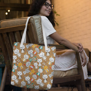 Farbenfroher Fox Cartoon Tasche