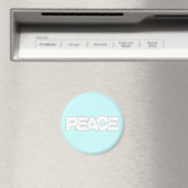 Farbenfroher Frieden, das Wort, Magnete Magnet (In Situ (Geschirrspüler))