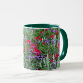 Farbenfroher Frühlingsgarten Tasse (VorderseiteRechts)