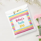 Farbenfroher Fun Striped Candy Little Tooth Bag Geschenktütchen (Versiegelt)
