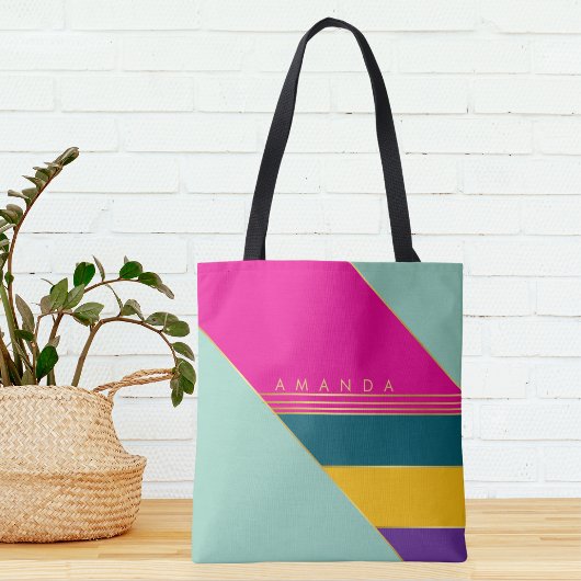 Farbenfroher Funky Stylischer Chic Trendig Tasche