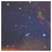 Farbenfroher Galaxy Nebel Aquarellmalerei Stoff (Muster)