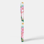 Farbenfroher Garten Monogramm Case-Mate iPhone Hülle (Rückseite / Links)