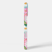 Farbenfroher Garten Monogramm Case-Mate iPhone Hülle (Rückseite / Rechts)