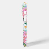 Farbenfroher Garten Monogramm Case-Mate iPhone Hülle (Rückseite / Links)