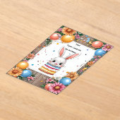 Farbenfroher Geburtstagsfeier-Rahmen Acryleinladungen (Ablage )