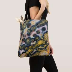 Farbenfroher gefleckter Ozean-Jasper Tasche