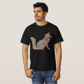 Farbenfroher gepunkteter Fox-T - Shirt (Vorne ganz)