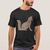 Farbenfroher gepunkteter Fuchs T-Shirt (Vorderseite)
