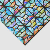 Farbenfroher gestanzter Gläseeffekt Entdeckungssei Seidenpapier (Ausschnitt)