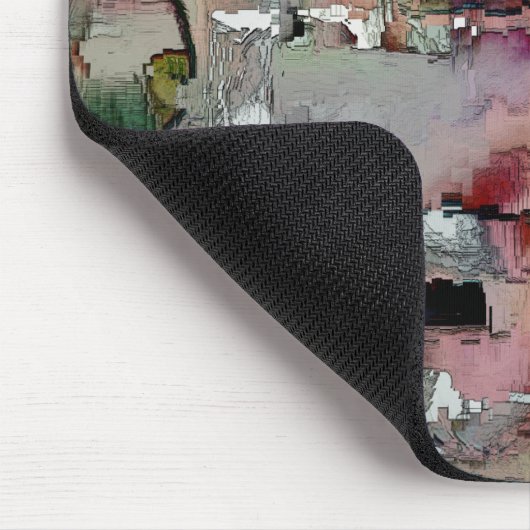 Farbenfroher Gestein dominierte Lachs zu grünlich Mousepad (Ecke)