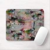 Farbenfroher Gestein dominierte Lachs zu grünlich Mousepad (Mit Mouse)