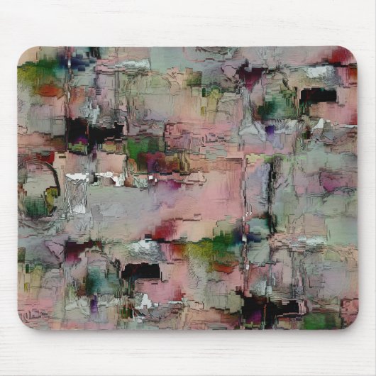 Farbenfroher Gestein dominierte Lachs zu grünlich Mousepad (Vorne)