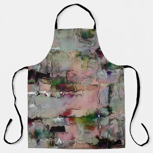 Farbenfroher Gestein dominierte Lachs zu grünlich Schürze (Vorderseite)