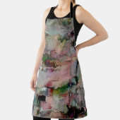 Farbenfroher Gestein dominierte Lachs zu grünlich Schürze (InSitu)