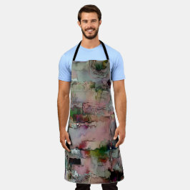 Farbenfroher Gestein dominierte Lachs zu grünlich  Schürze