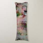 Farbenfroher Gestein dominierte Lachs zu grünlich  Seitenschläferkissen (Vorderseite Vertikal)