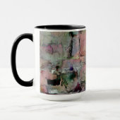 Farbenfroher Gestein dominierte Lachs zu grünlich Tasse (Links)