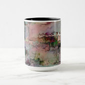 Farbenfroher Gestein dominierte Lachs zu grünlich Tasse (Zentrum)