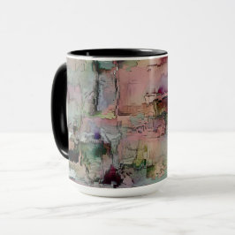 Farbenfroher Gestein dominierte Lachs zu grünlich  Tasse