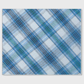 Farbenfroher, gestreifter Stoff Geschenkpapier (Flach)