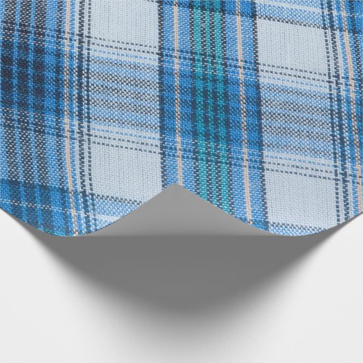 Farbenfroher, gestreifter Stoff Geschenkpapier (Ecke)