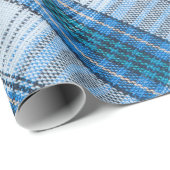 Farbenfroher, gestreifter Stoff Geschenkpapier (Rolleneckpunkt)