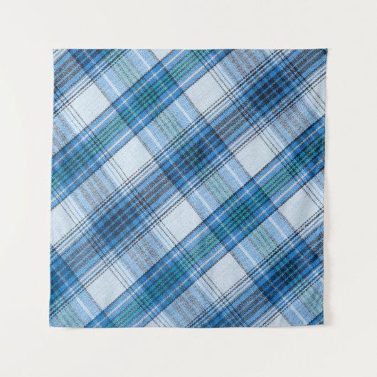 Farbenfroher, gestreifter Stoff Wandteppich (Vorderseite (Horizontal))