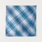 Farbenfroher, gestreifter Stoff Wandteppich (Vorderseite)