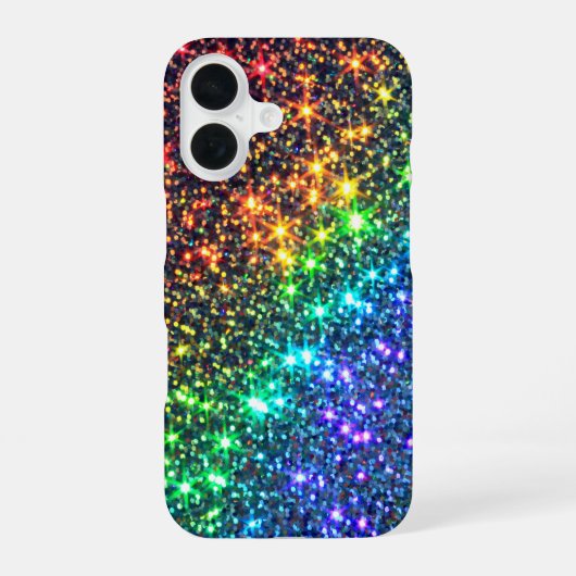 Farbenfroher Glanz iPhone 16 Hülle (Rückseite)