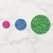 Farbenfroher Glitter Konfetti (Rückseiten)