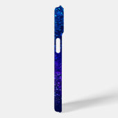 Farbenfroher Glitzer Art iPhone Case (Rückseite / Rechts)