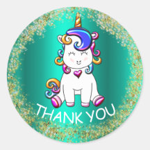 Farbenfroher Glitzer Einhorn Geburtstag