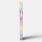 Farbenfroher Glitzer Iridescent Marble Agate Case  (Rückseite / Links)