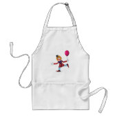 Farbenfroher glücklicher Clown mit Balloon Fun Cir Schürze (Vorne)