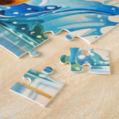 Farbenfroher, glücklicher, spielerischer lustiger  puzzle (Seite)