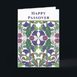 Farbenfroher Glückspass - Stern von David Holiday Feiertagskarte<br><div class="desc">Dekorative "Happy Pesach" Grußkarte mit Star of David im Inneren.Sie können den Gruß auf der Vorderseite und die Nachricht auf der Innenseite der Karte anpassen.</div>