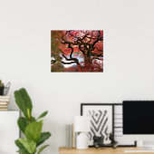 Farbenfroher Gnarly Japanese Maple Tree Poster (Heimbüro)
