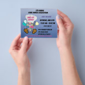 Farbenfroher Gnome Save the Date Bake-off-Wettbewe Flyer (Gruppe)