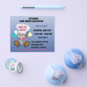 Farbenfroher Gnome Save the Date Bake-off-Wettbewe Flyer (Einzeln)