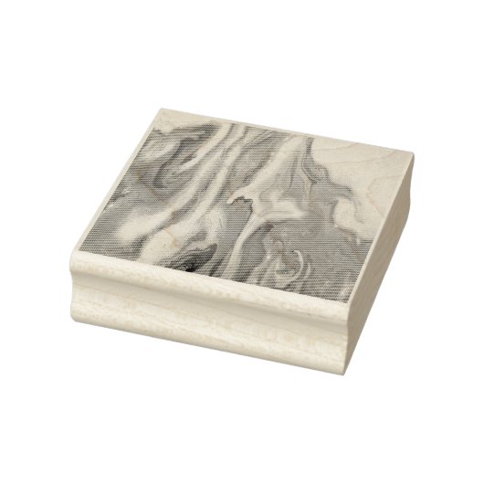 Farbenfroher, goldener Marmorboden Gummistempel (Stempel)