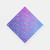 Farbenfroher Hai unter dem Party der Meeresschule Serviette (Ecke)