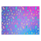 Farbenfroher Hai unter dem Party der Meeresschule Tischdecke (Vorderseite (Horizontal))