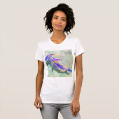 Farbenfroher Hammerhead-Hai-T - Shirt Zeichnend (Vorne ganz)