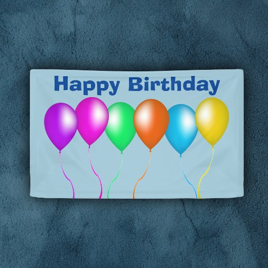 Farbenfroher Hauch von Balloons Banner
