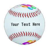 Farbenfroher Hauch von Balloons Baseball (Vorderseite)