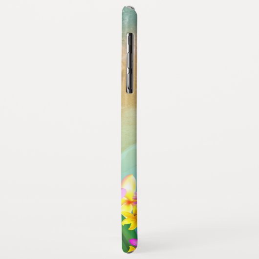 farbenfroher Hawaiianstrand Case-Mate iPhone Hülle (Hinten/Links)