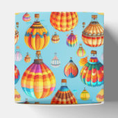 Farbenfroher Heißluftballon in der Sky-Geschenkbox Geschenkschachtel (Oben)